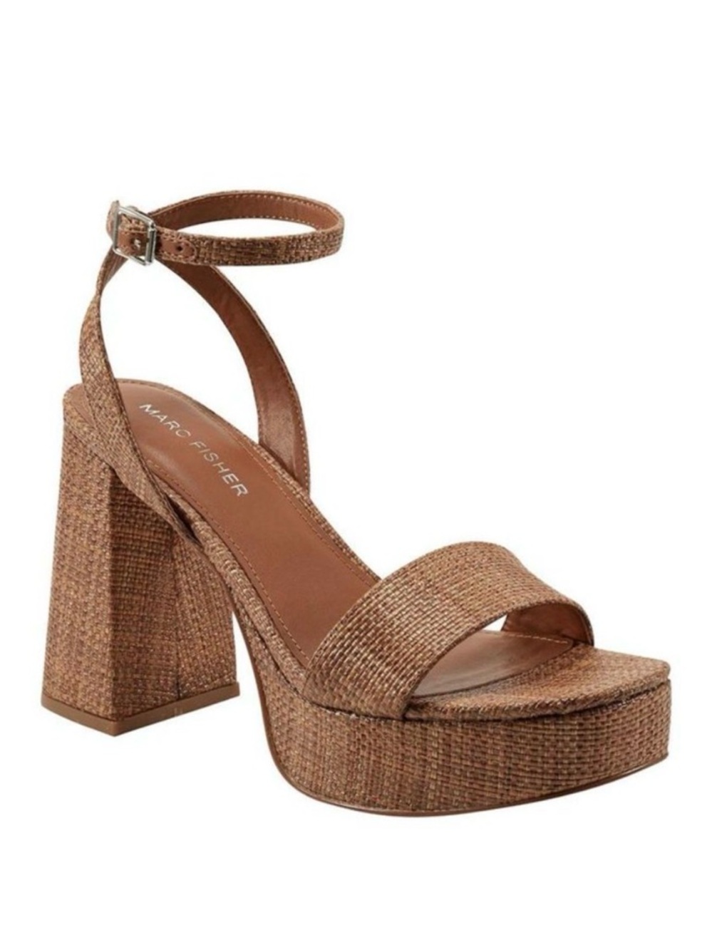 Marc Fisher Women’s Sadel Heel Cognac 210